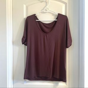 Shein Woman’s Casual Tee, Brown, Size M